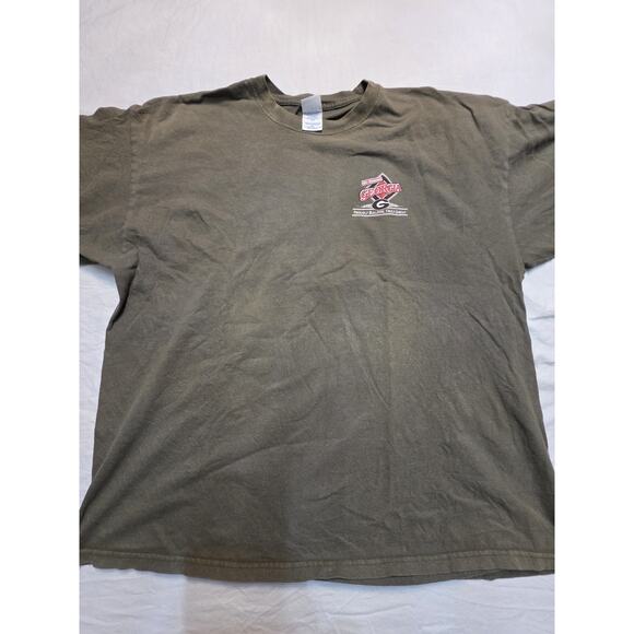 Georgia Bulldogs Men's Size XXL Short Sleeve Green T-Shirt - Picture 2 of 4